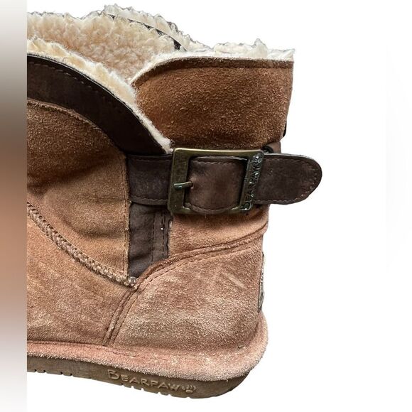 BEARPAW wool lined boots Tan suede Size
8 women's - Picture 4 of 16